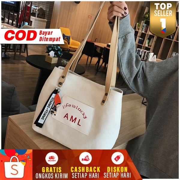 Tote Bag Wanita Murah Tas Bahu Cewek Totebag Keren Besar Murah Totbag