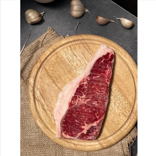 

USDA US Black Angus Striploin Sirloin Grade PRIME Beef Steak