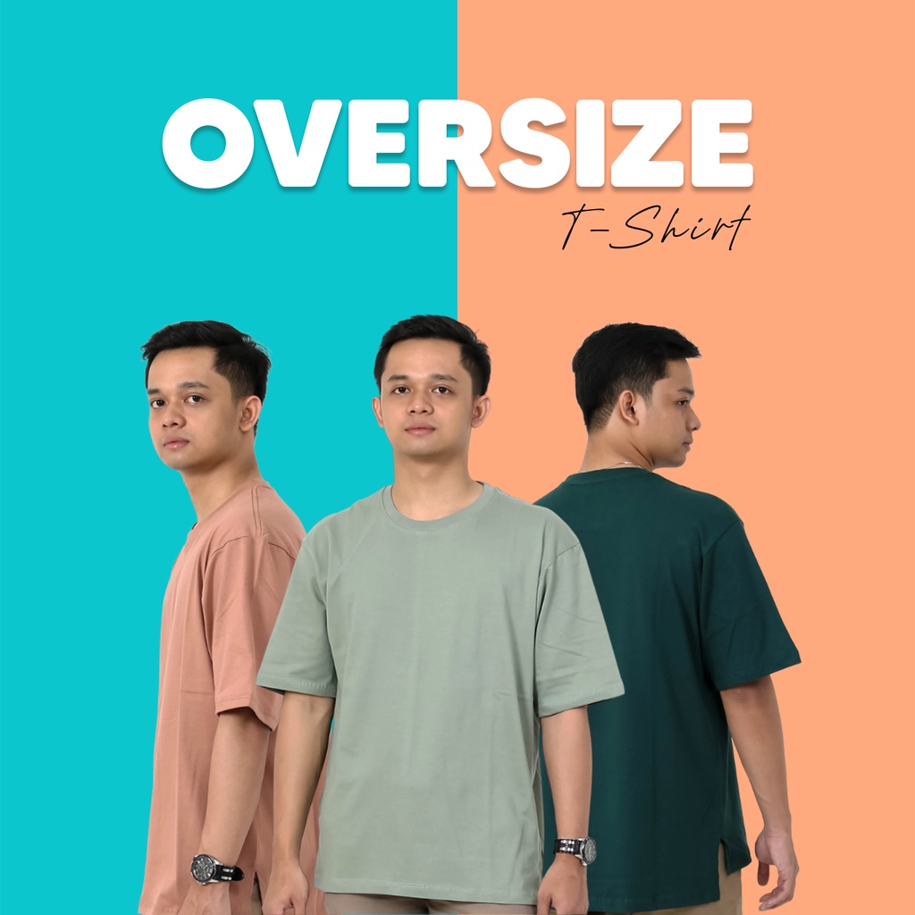 KAOS OVERSIZE UNISEX COTTON COMBED 20S