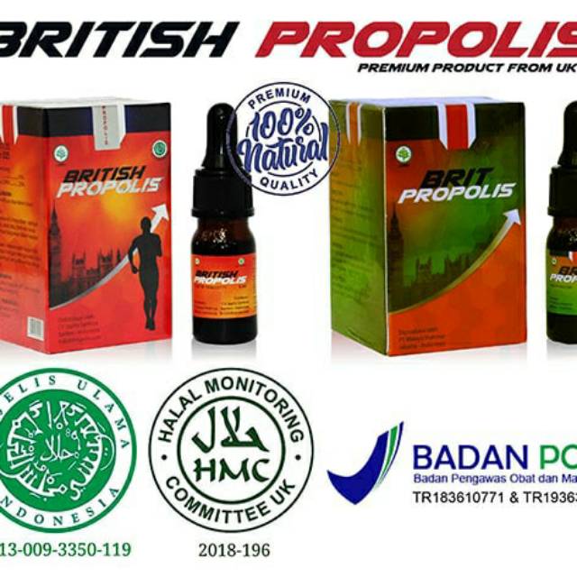 BRITISH PROPOLIS 100 % ORIGINAL|DIABETES|ASAM URAT|KOLESTEROL|IMUNITAS