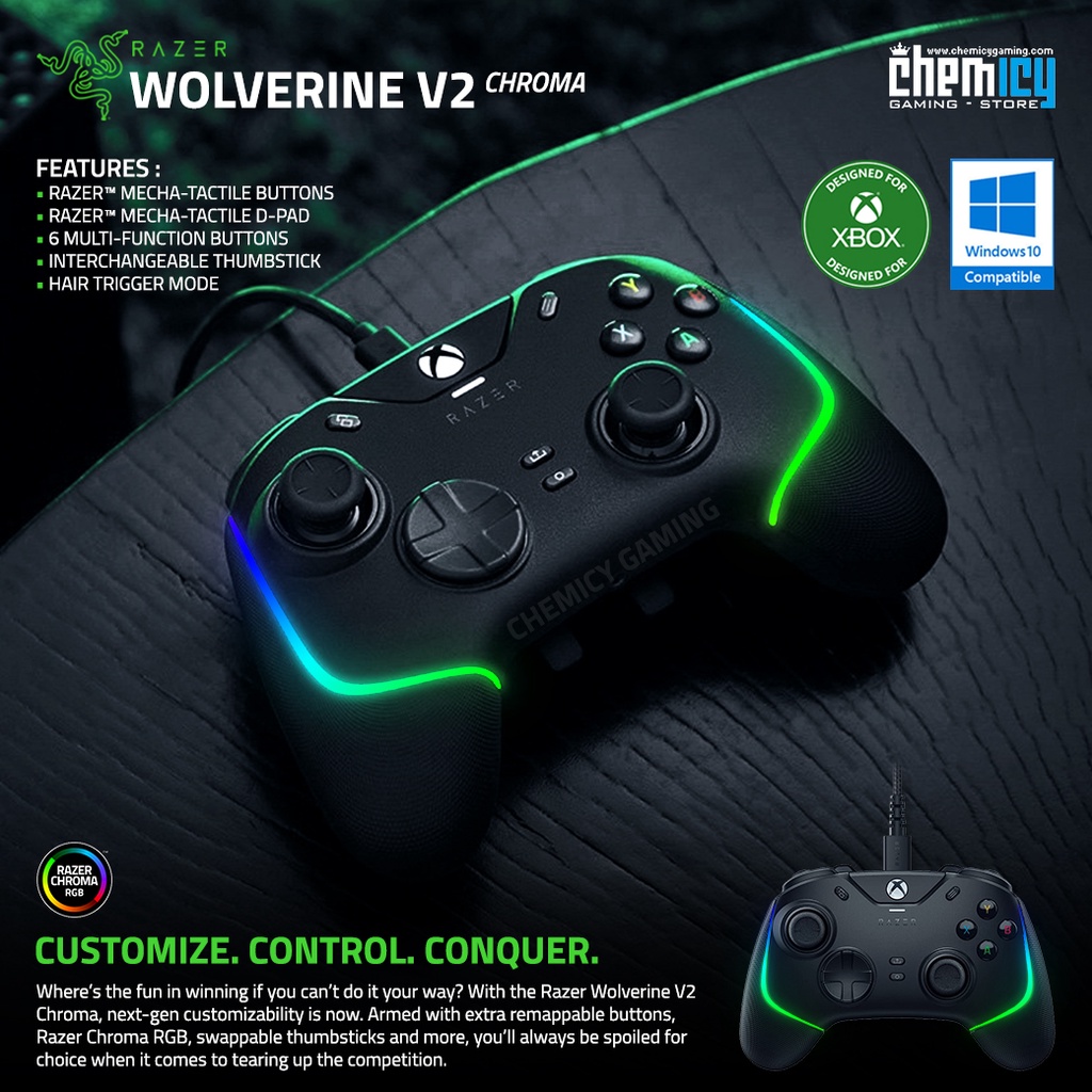 Razer Wolverine V2 Chroma Gaming Gamepad / Joystick / Stick