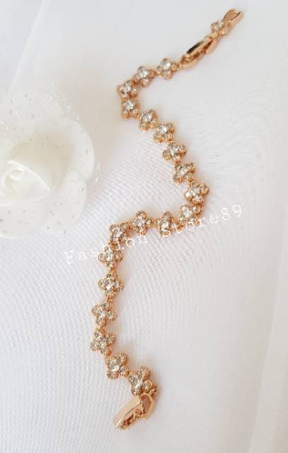 Special edition gelang import emas replica xuping full permata bestseller import