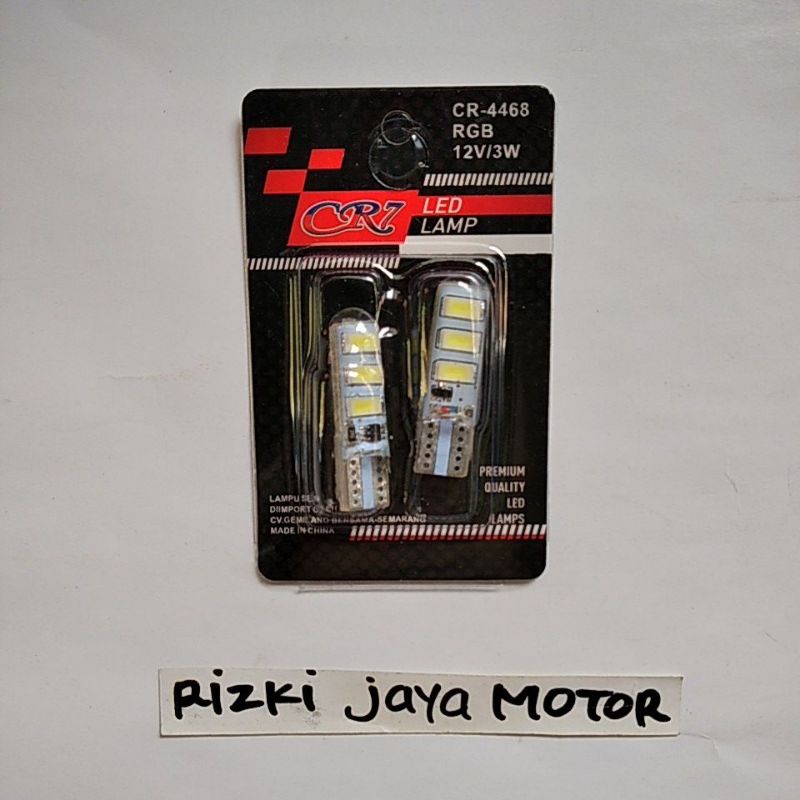 Lampu cumi kota jelly kedip flash 6 mata warna Putih