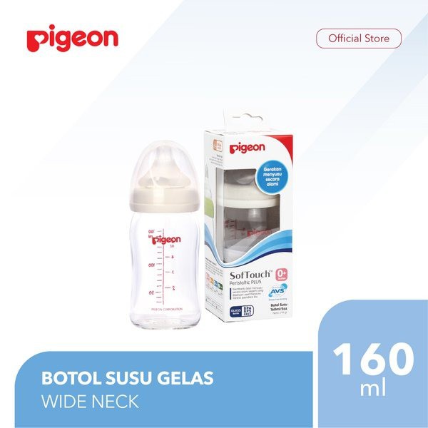 Pigeon Gelas Botol kaca wide neck 160ml