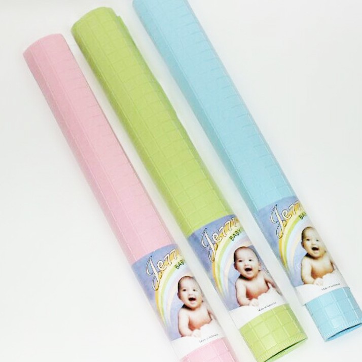 Perlak Bayi Alas Ompol Bayi Waterproof/Perlak jessy Warna Alas Mandi Bayi Bahan Karet PU Size 60x50