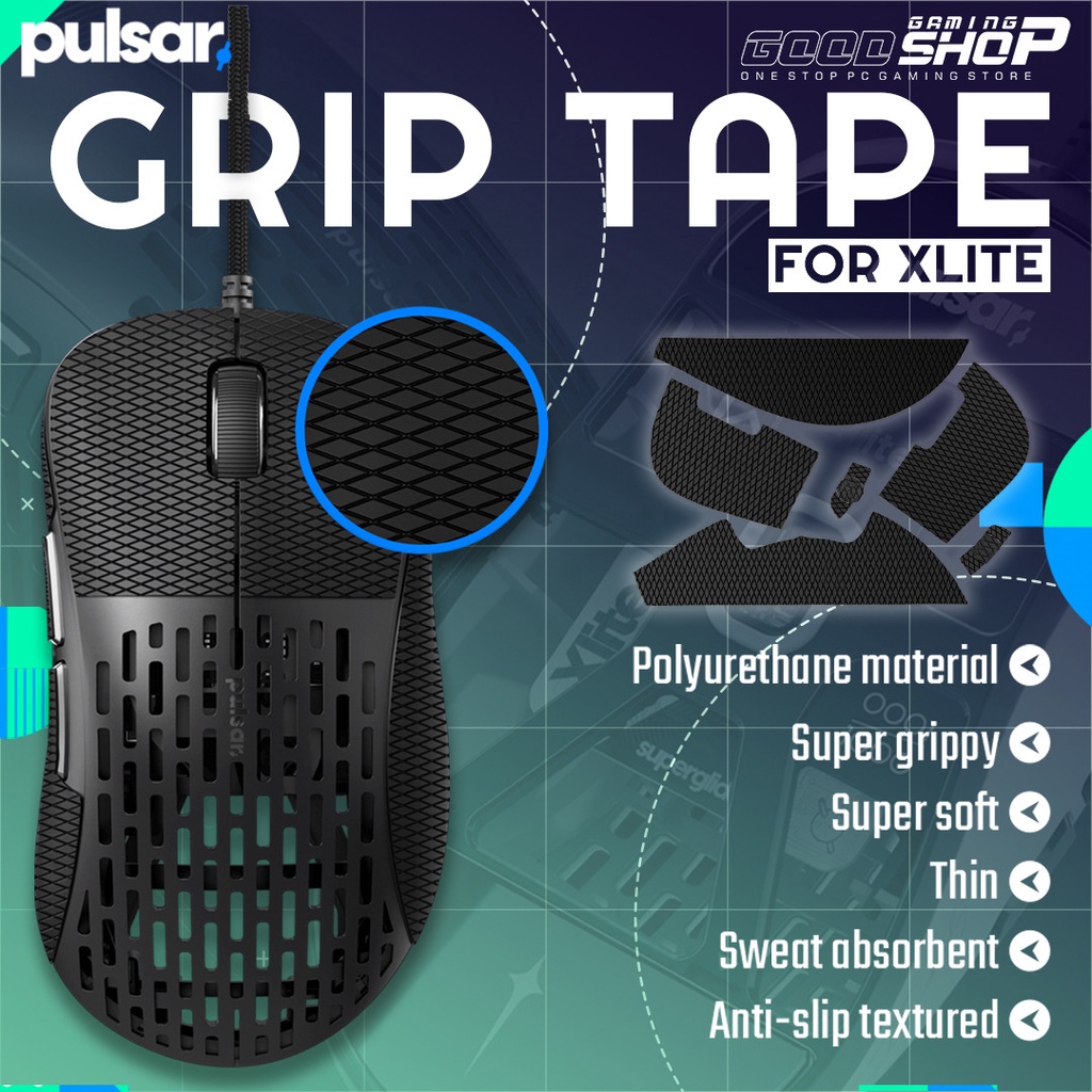 Pulsar Grip Tape for XLITE - Wired / Wireless