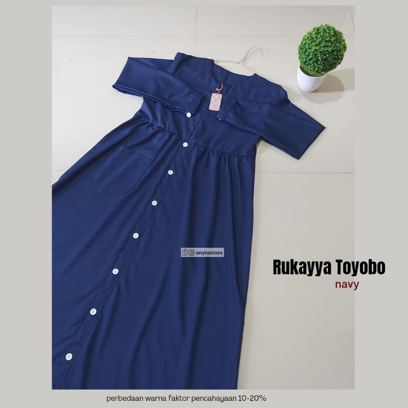 Gamis Rukayya toyobo lux | busui friendly| 1 kg = 3pcs