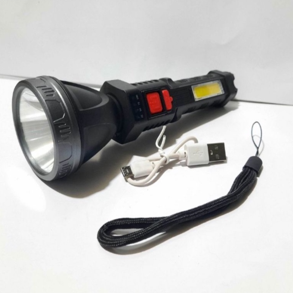 Senter COB LED Light TY-823 USB Charge Flashlight Waterproof