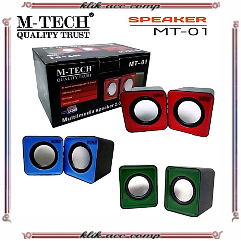 Speaker Komputer  Laptop M-Tech 01 / speaker mini mtech mt01