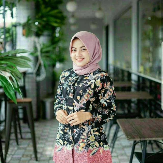 Batik Viral Pink Hitam 0PSB