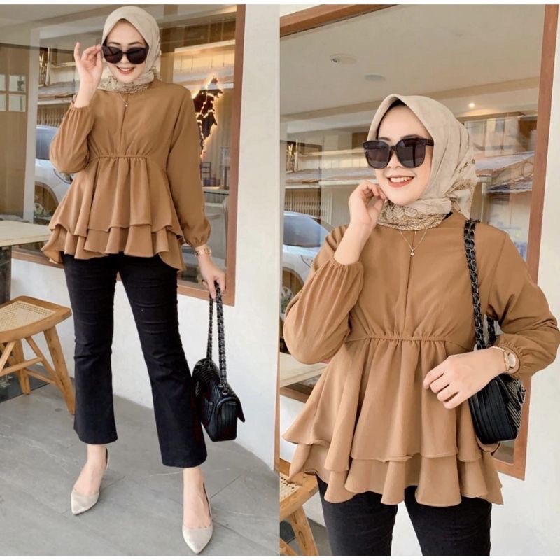 ZAHRA BLOUSE MOSCREPE