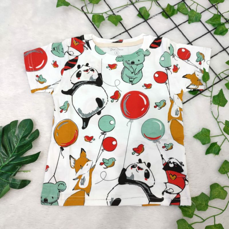 Kaos Fullprint Anak Laki Laki / Kaos anak / Kaos Panda / Kaos anak lucu / Baju Anak Laki Laki