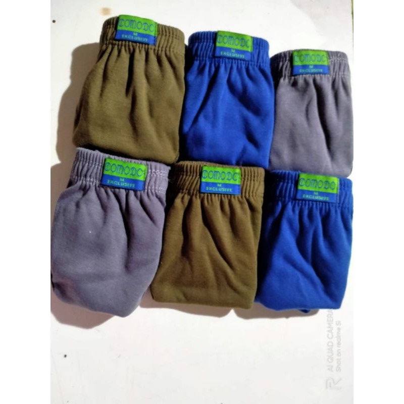 6 Pcs Celana Dalam Dewasa Big Size Comodo / Sempak Pria Dewasa Size Jumbo / CD Pria Dewasa Big Size