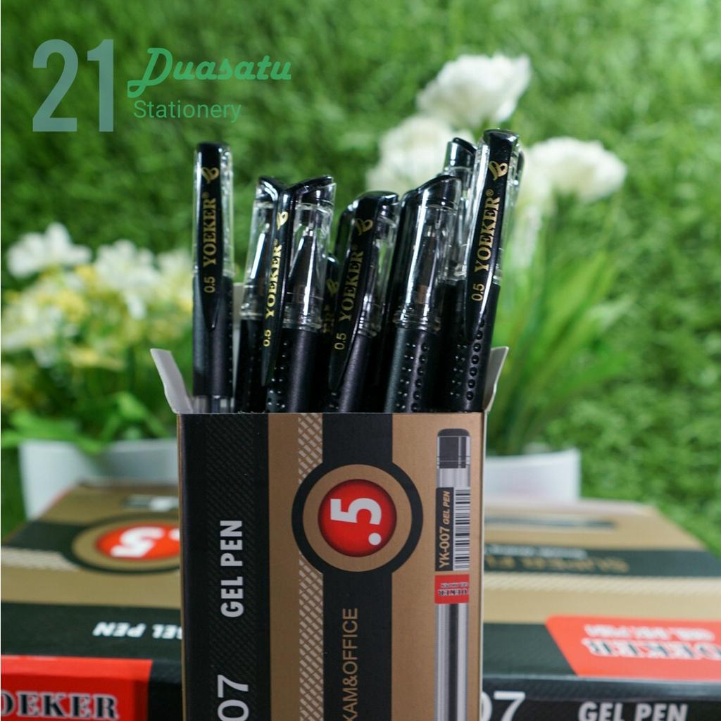 

Pulpen Gel YOEKER YK-007 0.5 mm ( 1 Lusin = 12 pcs )