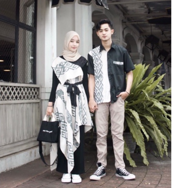 COUPLE SIERA DRESS IVORY TENUN IKAT ASLI KEISHAN.ID COUPLE TENUN COUPLE SONGKET COUPLE KONDANGAN