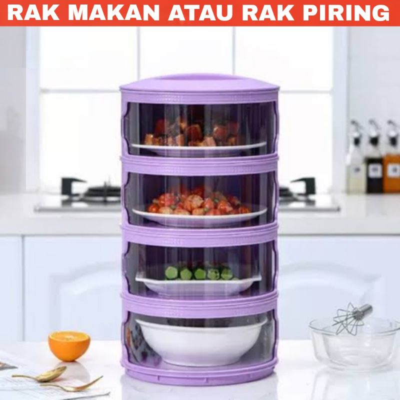 Tudung Saji Atau Rak Piring 5 Susun,