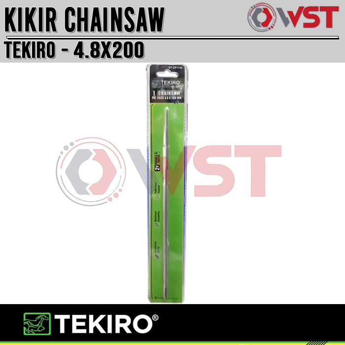 Tekiro Kikir Gergaji 4.8x200mm / Kikir Chainsaw / Kikir Bulat