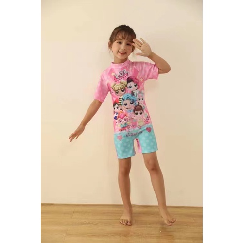 CLEARANCE BAJU RENANG ANAK BAYI CEWEK COWOK KARAKTER ONEPIECE TWOPIECE MURAH UPF50 SPF50 PREMIUM