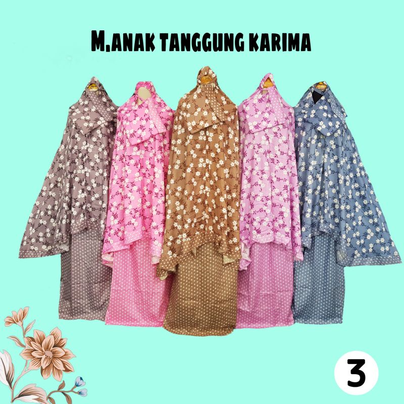 7-12 Tahun MUKENA ANAK MOTIF RAYON BALI MURAH