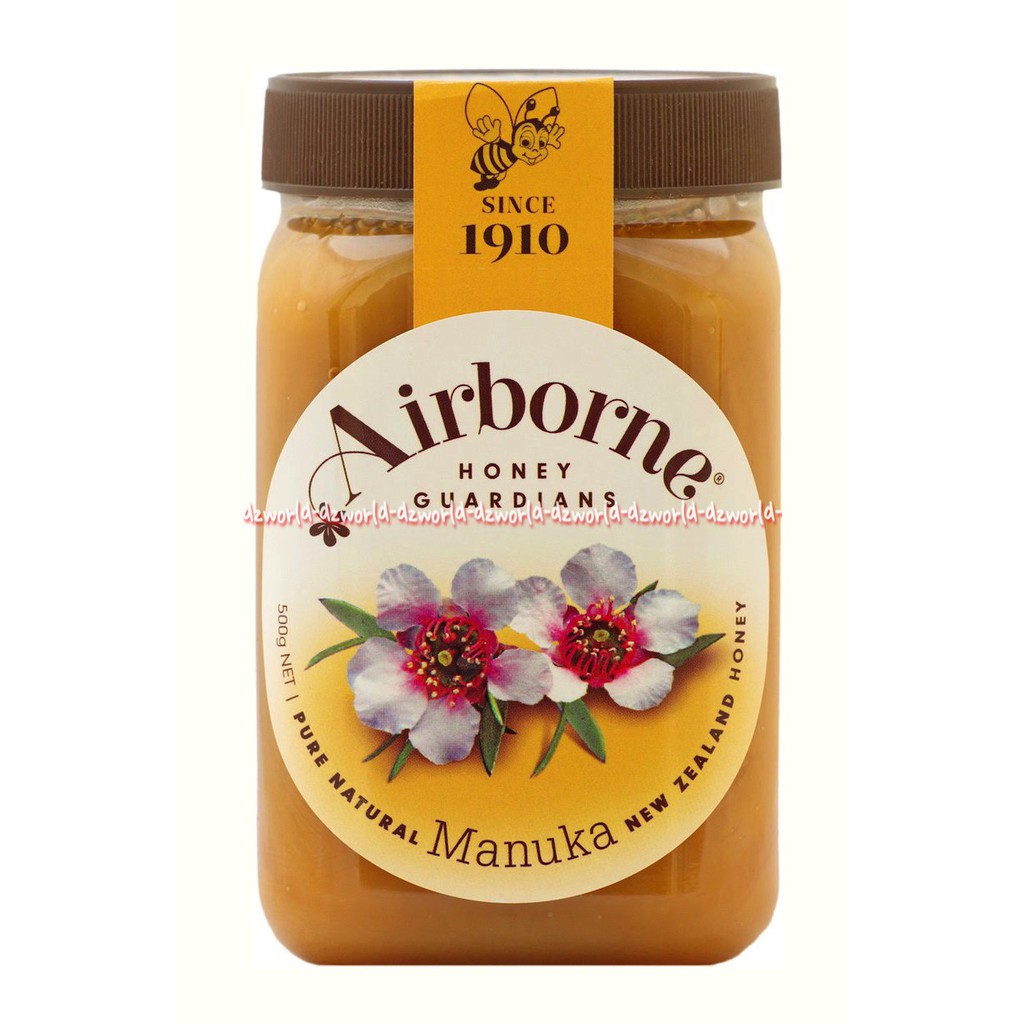 Airborne Honey Guardians Manuka 500 gr madu dari Selandia Baru dengan manuka yang menyehatkan tubuh