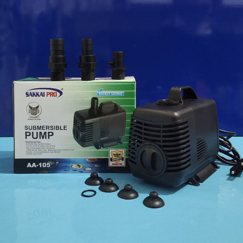 SAKKAI PRO AA-105 / SUBMERSIBLE WATER PUMP POMPA AIR CELUP AQUARIUM