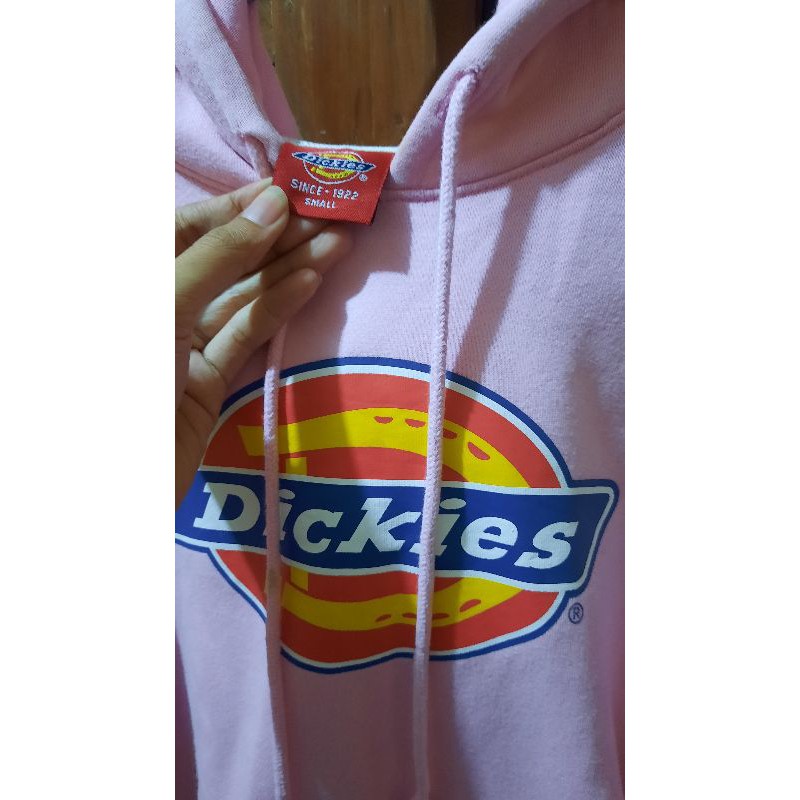 preloved/secondhand/dickies hoodie wanita-cewek Original - Hoodie branded original dickies pink