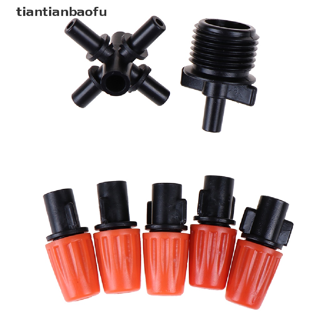 [tiantianbaofu] Garden Sprinklers Automatic Watering Lawn 360° Rotating Sprinkler 5 Nozzles Boutique