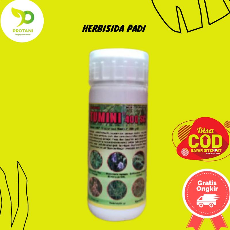 Herbisida TUMINI 400 SL ukuran 100 ML PRA DAN PURNA TUMBUH KHUSUS PADI