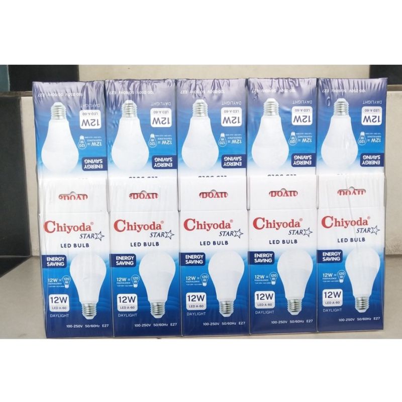 LAMPU LED CHIYODA TIPE eco STAR PUTIH 12 WATT