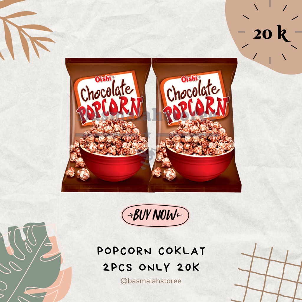 

POPCORN COKLAT / PILLOWS KEJU COKLAT ISI 2