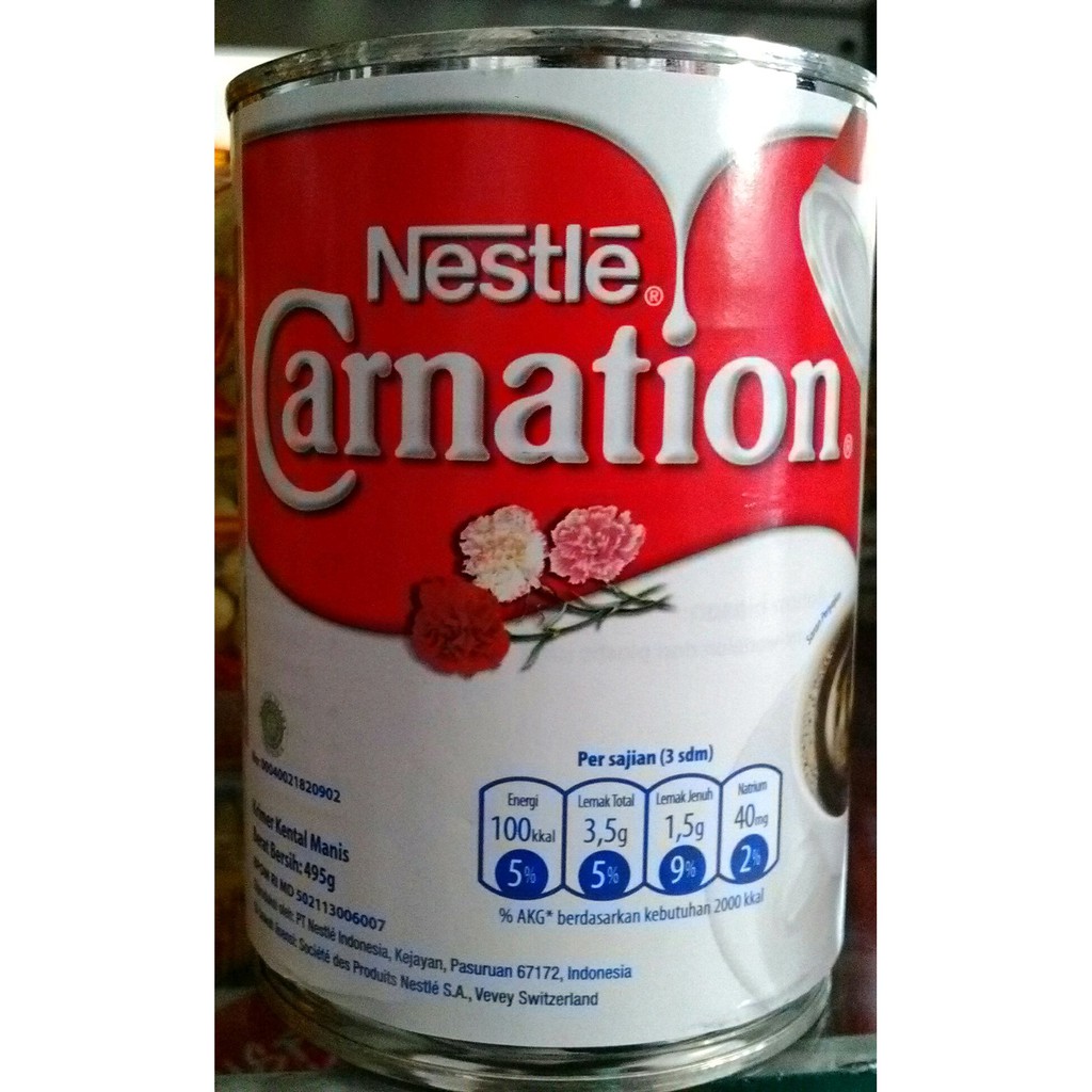 

Susu Kental Manis Kaleng Carnation 495 gram NESTLE SAYUR ONLINE BANDUNG