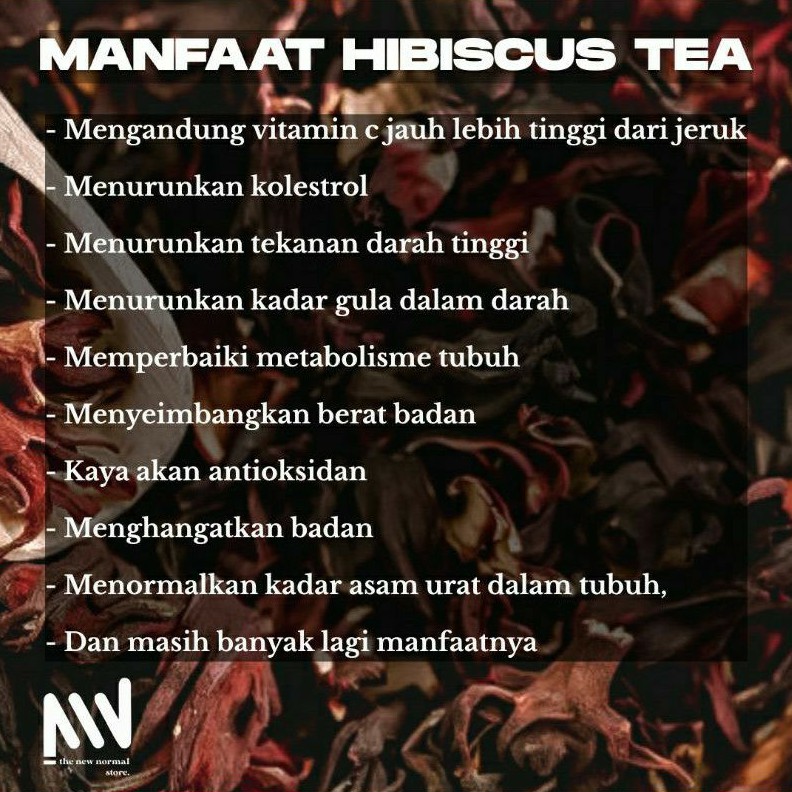 BUNGA ROSELLA MERAH KERING / TEH ROSELLA HIBISCUS TEA