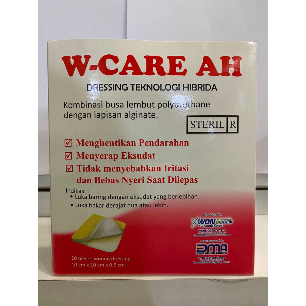 W Care AH / W-Care AH / Perban Balutan Untuk Luka