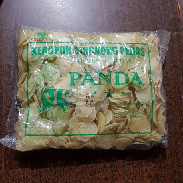 ✨NAGIHI✨  KERUPUK SINGKONG PEDAS MEREK PANDA/ KRUPUK PEDAS MENTAH