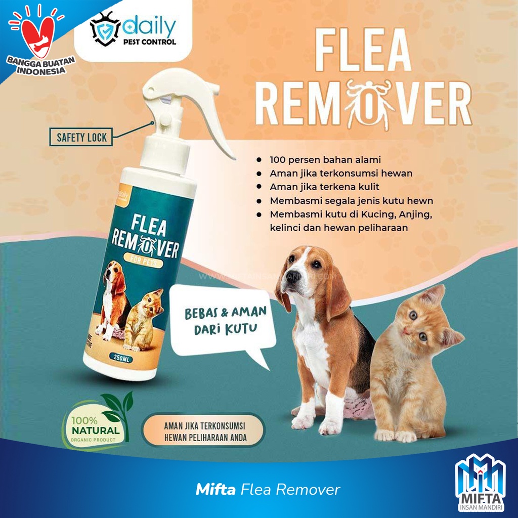 OBAT KUTU HEWAN / OBAT KUTU KUCING / FLEA REMOVER / OBAT KUTU ANJING