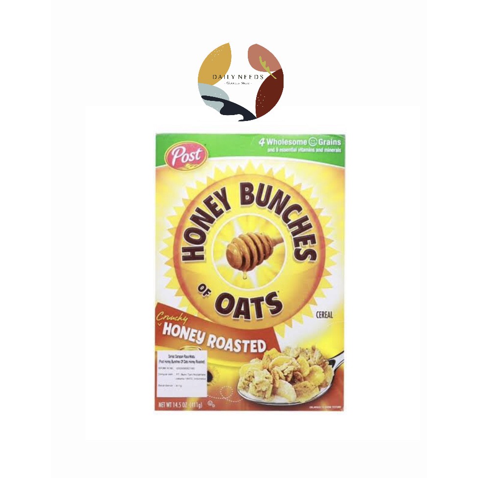 

Post Honey Bunches of Oats Honey Roasted 14.5 oz (411 gram) Cereal / Sereal