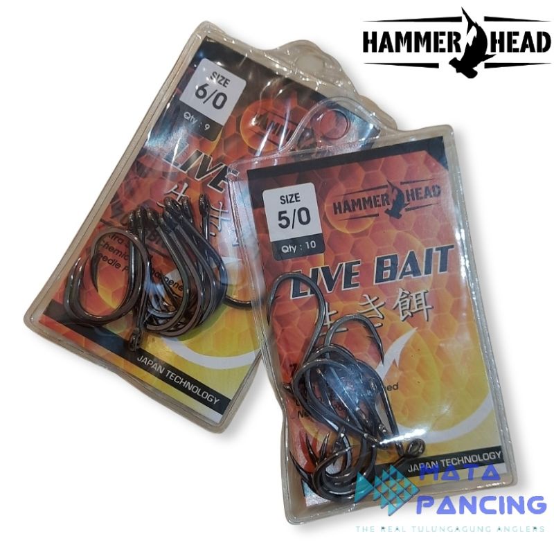 Kail mata pancing hammerhead live bait 7028BN hammerhead livebait