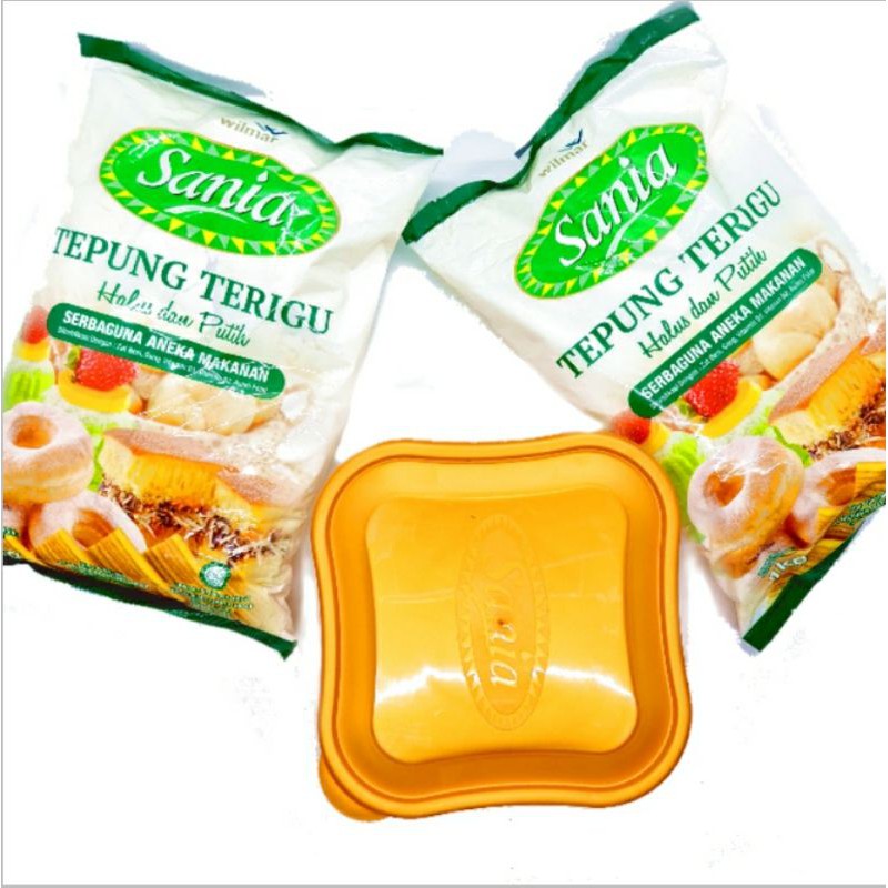 

PROMO TEPUNG SANIA 1 KG FREE GARAM CIPTARASA 250GR. Tepung Terigu SANIA green 1 kg