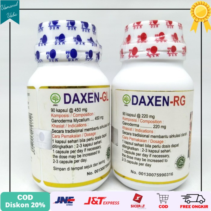 

❤COD❤ Daxen Ganoderma DXN - RG GL 90 Kapsul