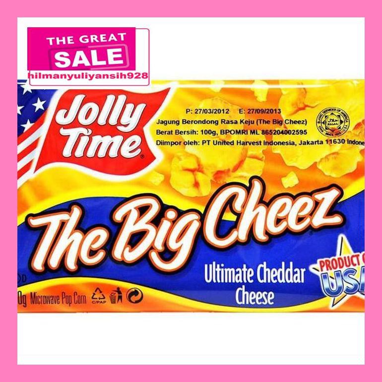 

02T4Dpsum Jolly Time Popcorn Usa Product - The Big Cheez/Cheese (Murah) S30Ytd50