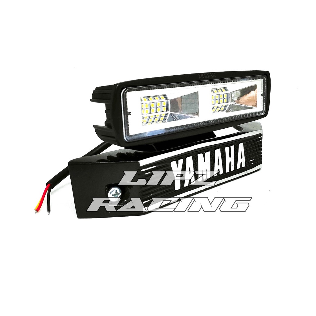 PAKET LAMPU TEMBAK LED MODEL 4596 + BREKET KUMIS YAMAHA PNP RX-KING SRIES