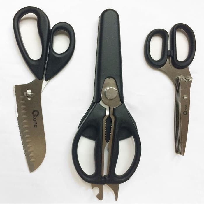 Oxone OX-902 Kitchen Scissors Set - Gunting Sayur 5 Layer