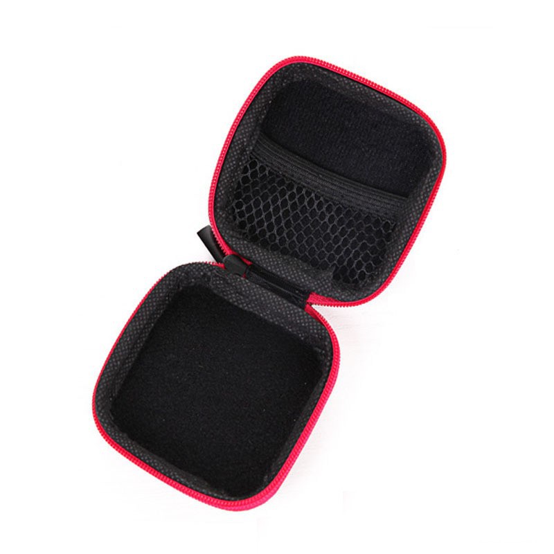 Stylish Colorful Earphone Case Headset Tempat (7.5x7.5x3.1cm)