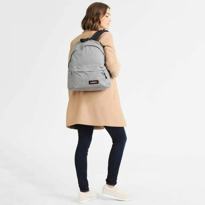 eastpak grey backpack