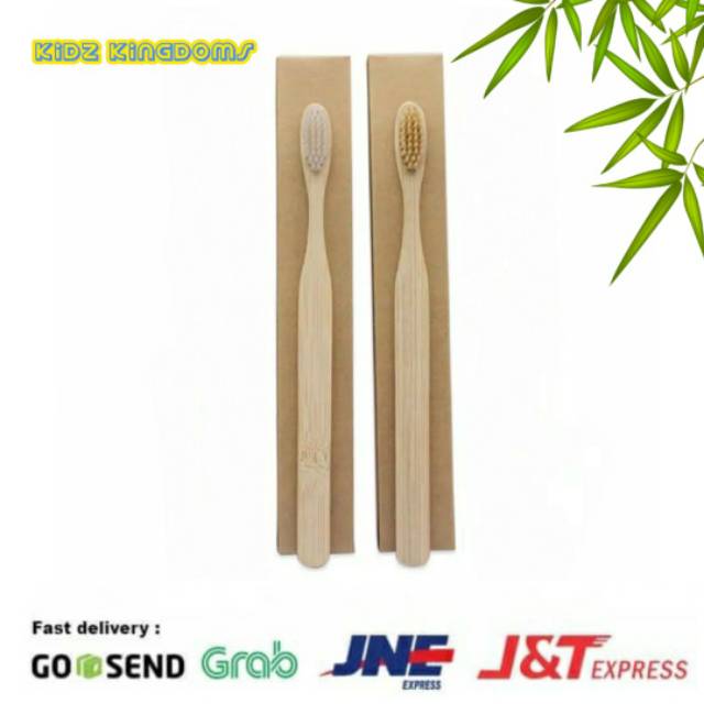 SIKAT GIGI BAMBU - BAMBOO TOOTHBRUSH ECO FRIEDNLY