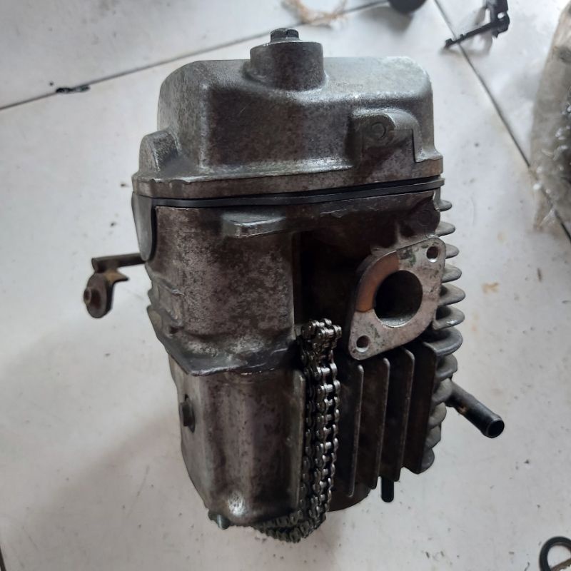 BLOK HEAD CYLINDER SEHER PISTON HEAD KOP BORING DEKSEL MESIN REVO ABSOLUTE 110 BLADE 110 ORIGINAL