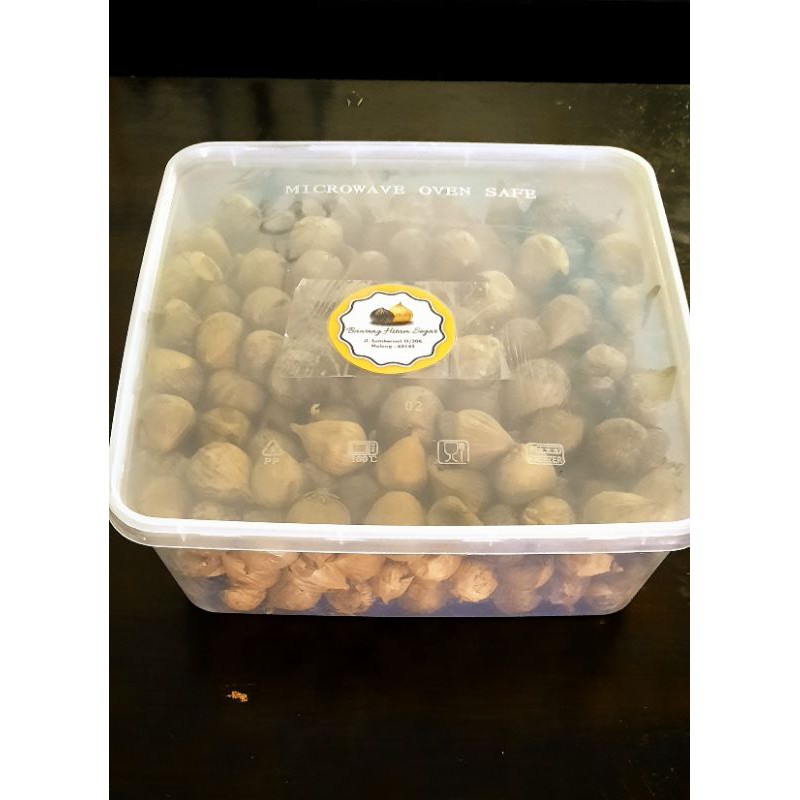 Bawang hitam tunggal kemasan thinwall 1 Kg