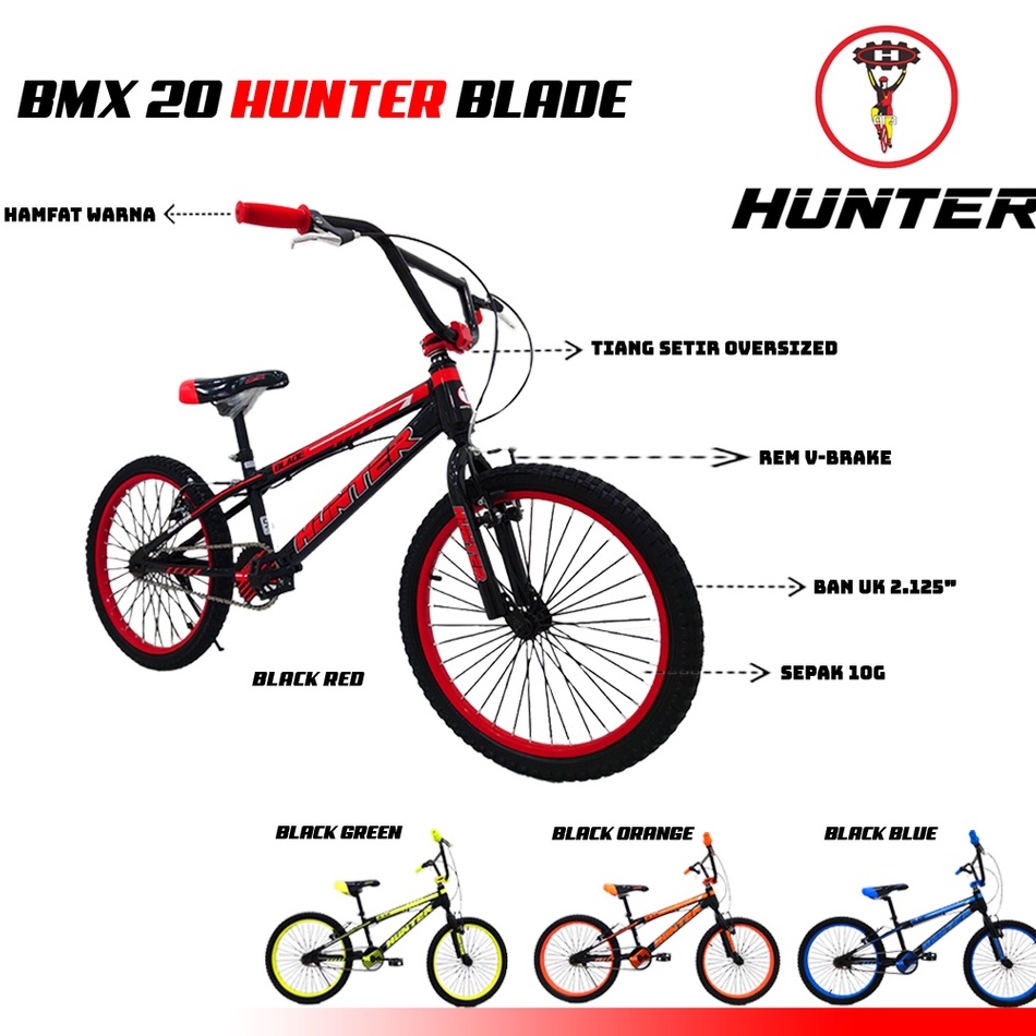 ❤Bazar❤ Sepeda Anak Cowok BMX 20 Inch Hunter Blade