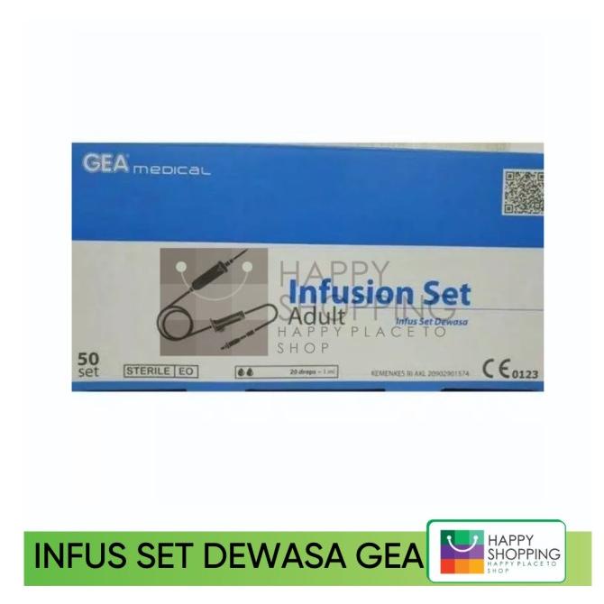 Infus set GEA dewasa/ set infus GEA Makro per BOX