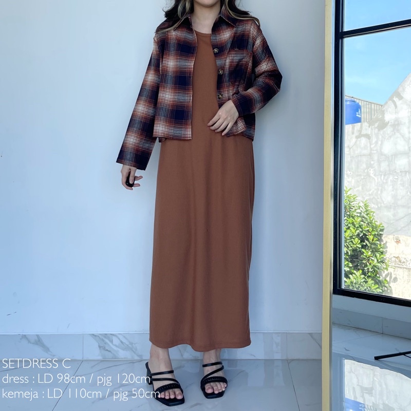 set baju celana KALLYOUTFIT-SETDRESS C